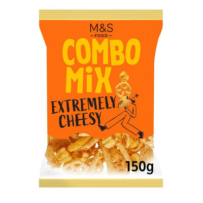 M&S M&S Extremely Cheesy Combo Mix Potato and Corn Snacks 150g- Buy online at McGrocer
