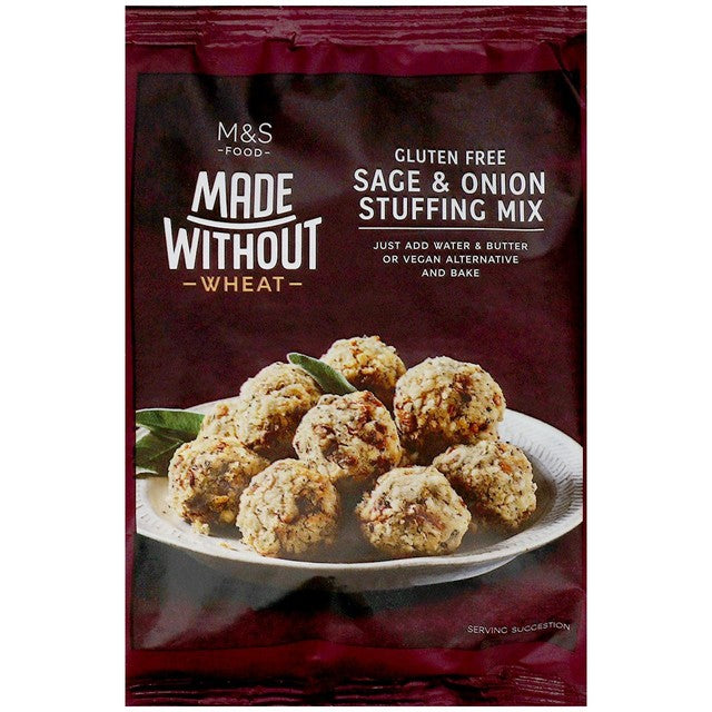 M&S Sage Onion Stuffing Mix Vegan 125g, imported from the UK