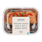 M&S Cook Menu Salmon Fillets with Soy & Ginger Dressing 285g
