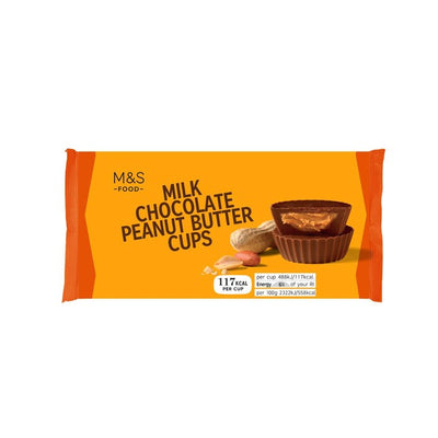 M&S M&S Melkesjokolade Peanøttsmørkopper Snack 42g - Kjøp online på McGrocer
