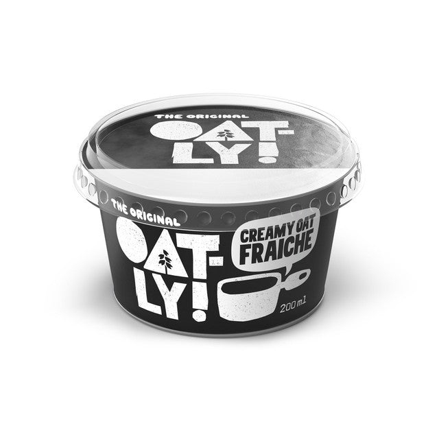 Oatly Creamy Oat Fraiche 200ml, imported from the UK