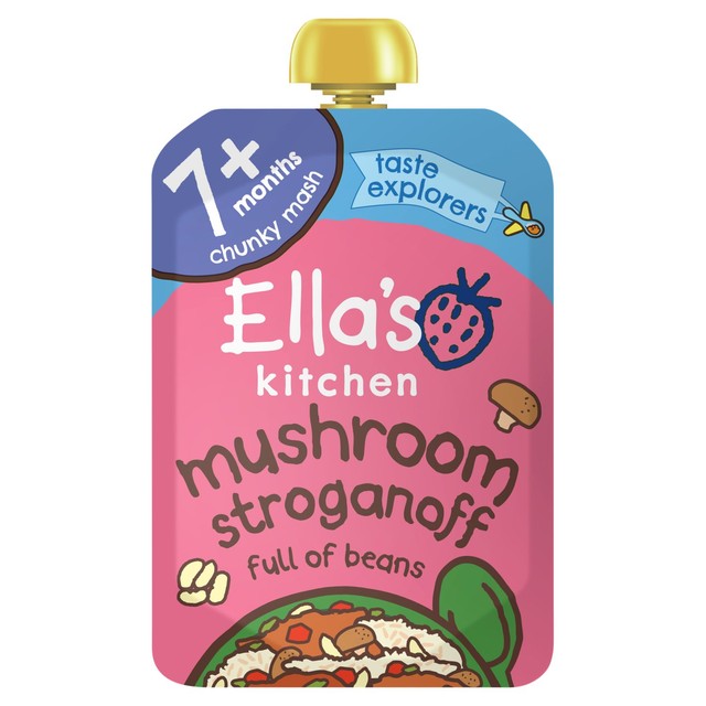 Ella's Kitchen mushroom stroganoff baby food pouch 130g - British product