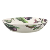 Emma Bridgewater Aubergine & Flowers Medium Pasta Bowl - British product