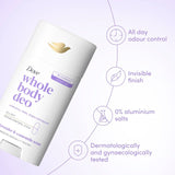 Dove whole body deodorant stick Lavender and Chamomile, imported from the UK