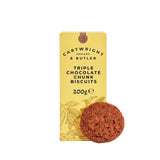 M&S Cartwright & Butler Triple Chocolate Chunk Biscuits 200g- Buy online at McGrocer