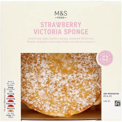 M&S Strawberry Victoria Sponge Cake 420g