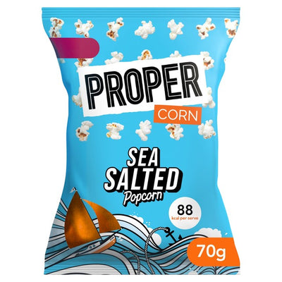 M&S Propercorn Sea Salted Savoury Popcorn 70g- Buy online at McGrocer