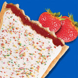 Kellogg's Pop Tarts Frosted Strawberry Sensation pastry snacks 8 x 48g, UK version