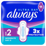 Always Ultra Long sanitary towels Size 2, 11 pack - British product