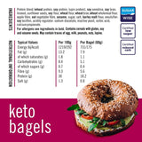 Fitbakes high protein keto bagels pack of 2 - British product