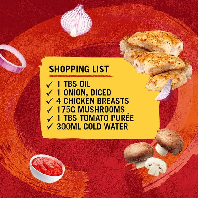 Schwartz Chicken Chasseur recipe mix 40g (British brand)