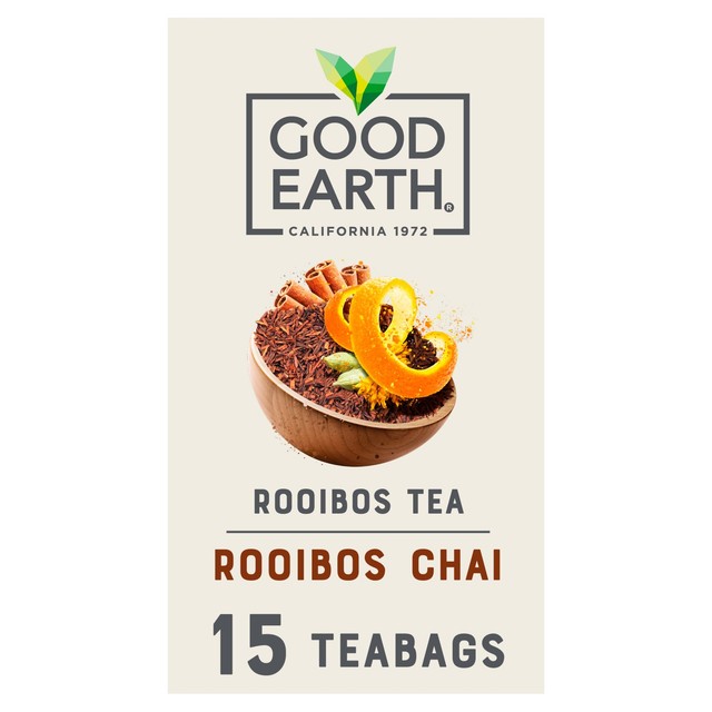 Good Earth Rooibos Chai teabags 15 count - British product