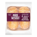 M&S M&S Made Without Zesty Lemon Gluten Free Muffins- Buy online at McGrocer