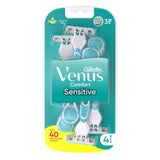 M&S Women's Disposable Razor for Sensitive Skin with 3 Blades- Buy online at McGrocer