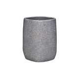 Aqualona Greystone bathroom tumbler with grey stone effect finish - British product