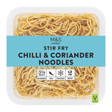 M&S Chilli & Coriander Egg Noodles 300g, imported from the UK