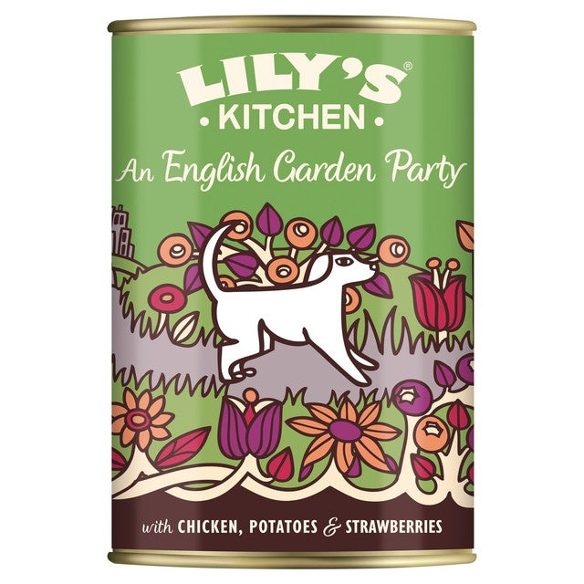 Lily's Kitchen An English Garden Party wet dog food 400g, UK version