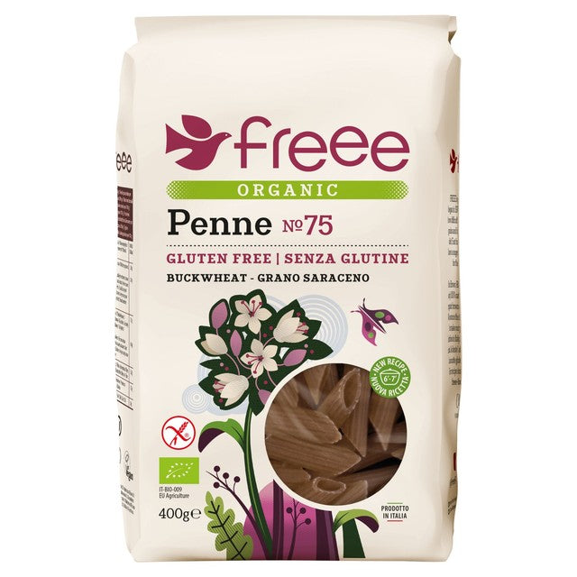 Freee gluten free organic buckwheat penne 400g - British product