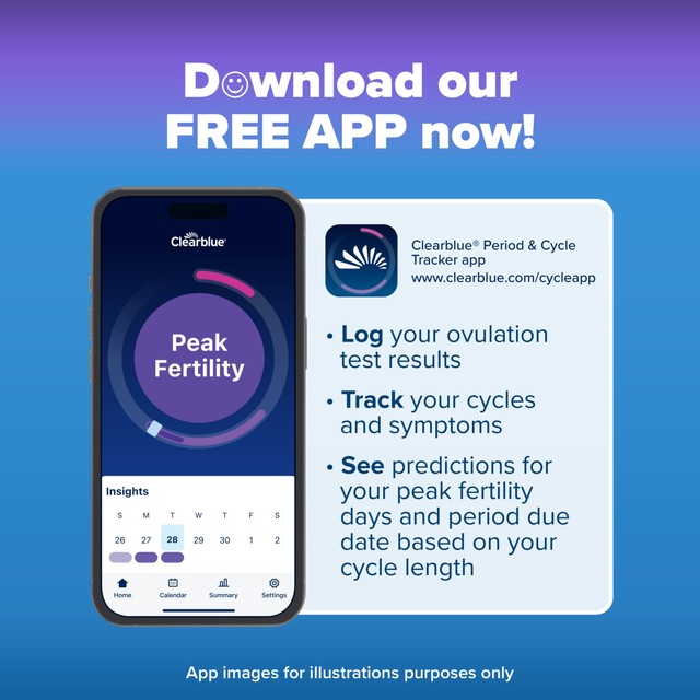 Clearblue Advanced Digital Ovulation Test Dual Hormone 10 tests - British product