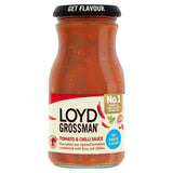 Loyd Grossman tomato & chilli no added sugar pasta sauce 350g, UK version