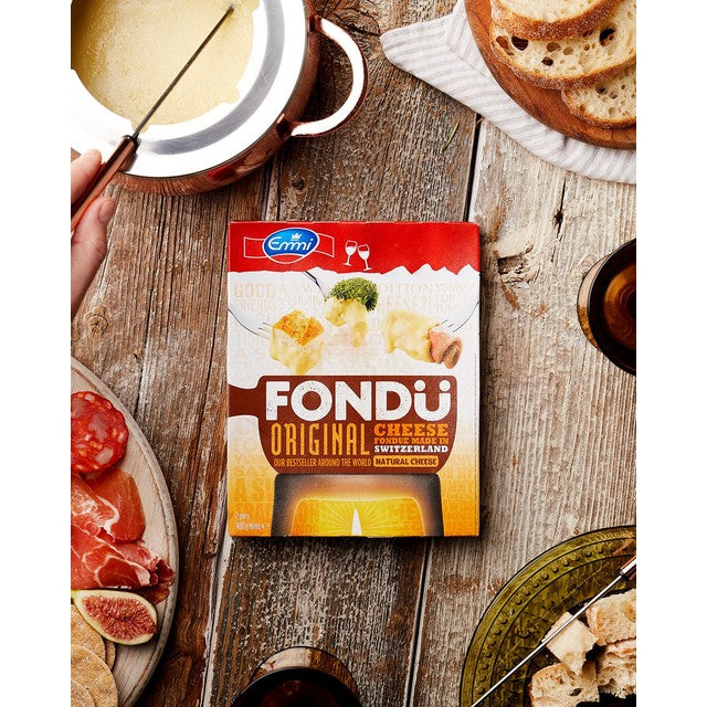 Emmi Swiss cheese fondue 400g - British product