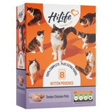 M&S HiLife It's Only Natural Kitten Food Tender Chicken Wet Kitten Food Pouches 8 x 70g- Buy online at McGrocer
