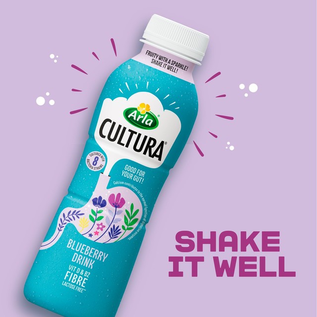 Arla Cultura Blueberry cultured milk drink 500ml - British product