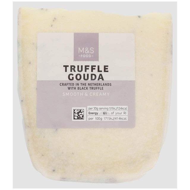 M&S Truffle Gouda cheese 180g, imported from the UK