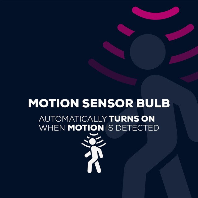 TCP motion sensor bulb warm white B22 9W (British brand)