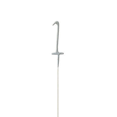 M&S Unique Party Silver Sparkler Candle Number 1 3.2 x 17 x 0.3 cm- Buy online at McGrocer