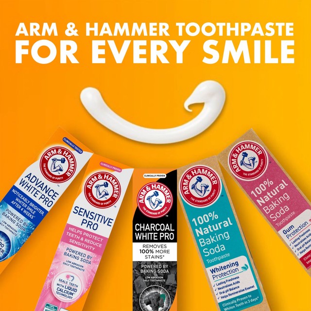 Arm & Hammer Charcoal White toothpaste 75ml - British product