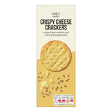 M&S crispy cheese crackers with onion and poppy seeds 150g, imported from the UK