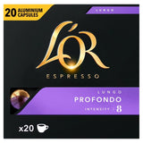 L'OR Lungo Profondo coffee pods 20, UK version