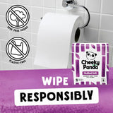 The Cheeky Panda luxury quilted bamboo toilet tissue 9-pack (British brand)