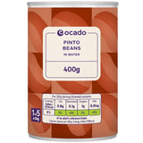Ocado pinto beans in water 400g can, imported from the UK