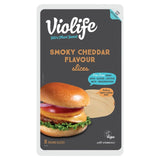 VIOLIFE smoky cheddar flavour vegan cheese slices 200g (British brand)