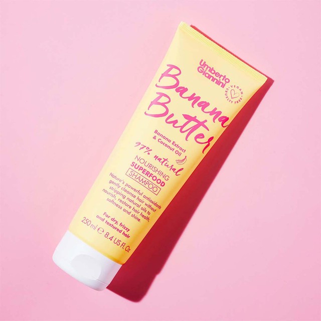 Umberto Giannini Banana Butter shampoo 250ml (British brand)