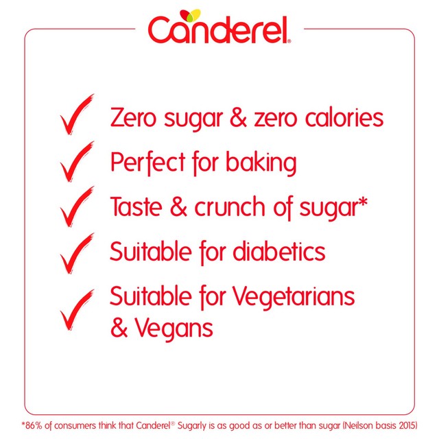 Canderel granulated sweetener 275g - British product