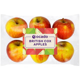 M&S Ocado British Cox Apples 6 Pack- Buy online at McGrocer