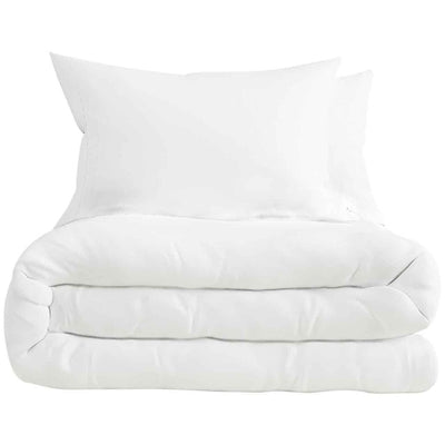M&S M&S Cotton Rich Bedding Set White Super King Size (6 ft)- Buy online at McGrocer