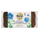 Biona Rye Bread with Golden Linseed 500g - British product