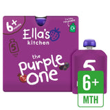 M&S Ella's Kitchen The Purple One Smoothie Baby Food Pouch 6+ Months 5 x 90g- Buy online at McGrocer