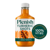 Plenish Turmeric Shots with ginger and orange juice 420ml, imported from the UK