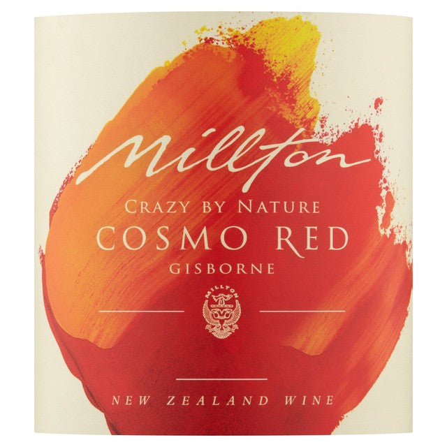 Millton Crazy Organic Cosmo Red 75cl red wine, imported from the UK