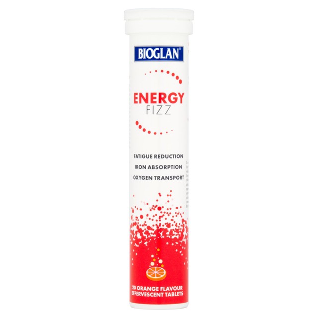 Bioglan effervescent vitamin supplement orange flavour 20 tablets - British product