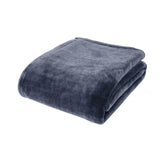 M&S Catherine Lansfield Raschel Throw Navy 130 x 170cm- Buy online at McGrocer