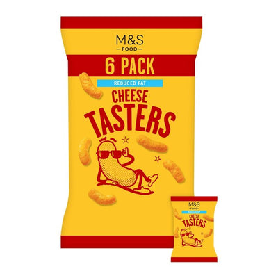 M&S M&S Reduced Fat Cheese Tasters Corn Snack Multipack- Buy online at McGrocer