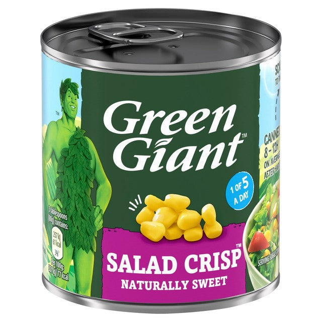 Green Giant Salad Crisp Sweetcorn canned sweetcorn kernels 150g, UK version