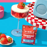 Wibble plant-based strawberry jelly crystals 57g (British brand)