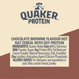 Quaker high protein porridge pot chocolate brownie 61g - British product